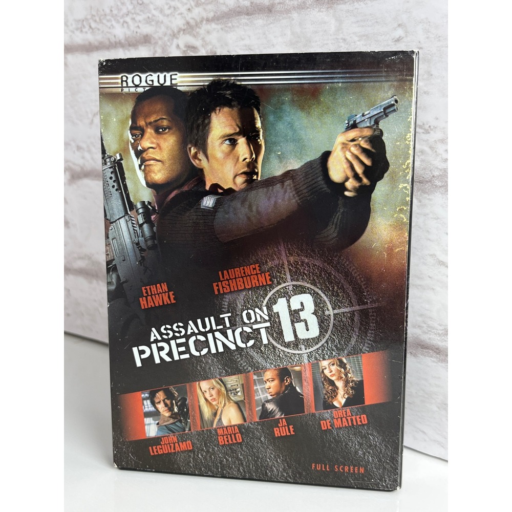 Assault on Precinct 13 DVD Full Screen Ethan Hawke Laurence Fishburne 2000's